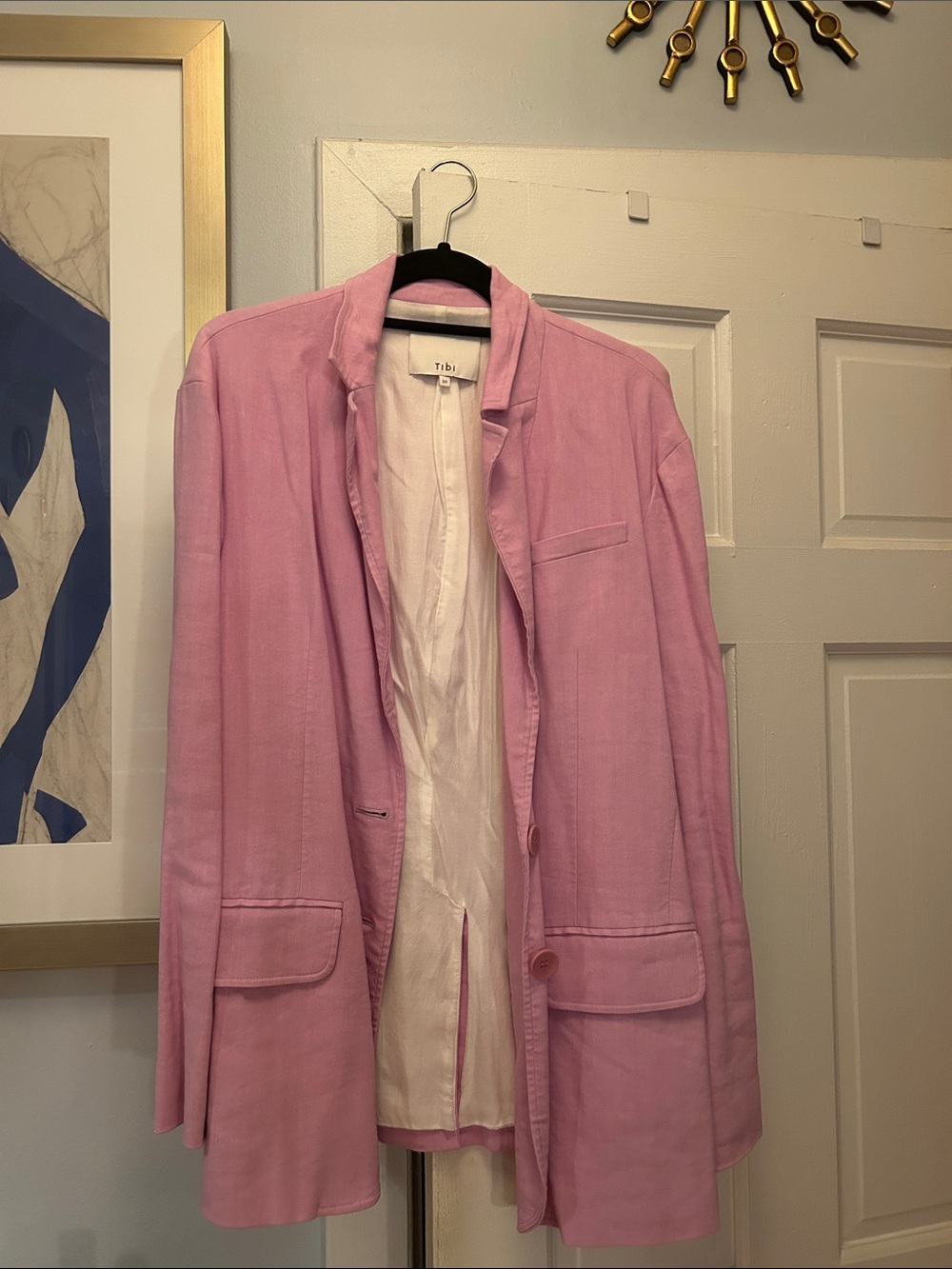 Tibi Linen Blazer
